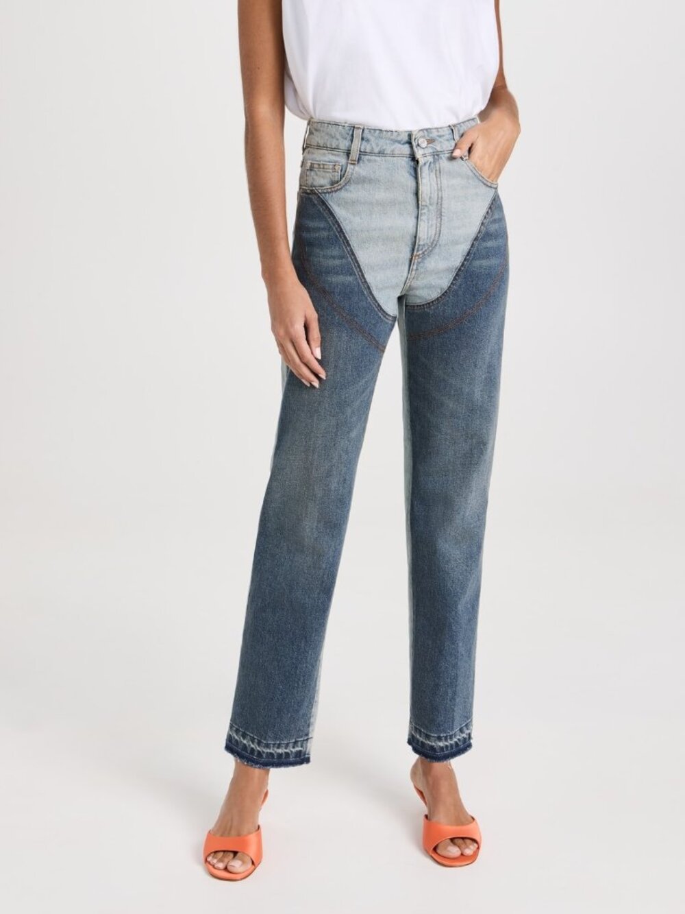 Stella McCartney Double Vintage Blue Tones Chap Jeans  Size 29